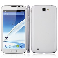 I7100 5.5 "Android 4.1.1 MTK6577 Dual Core 1.2GHz Smartphone 3G com Wi-Fi, Bluetooth, GPS, Capacitive Touch (branco)